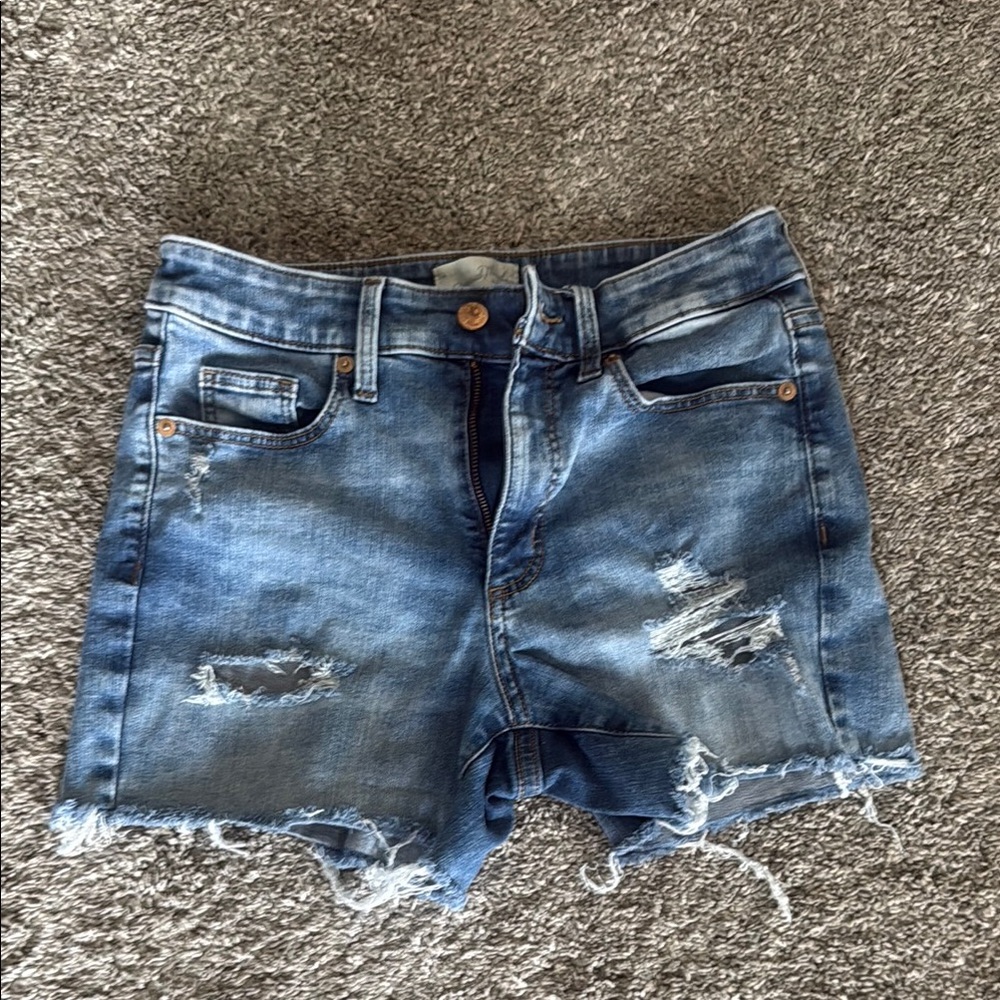Universal Thread Ripped Blue Jean Shorts